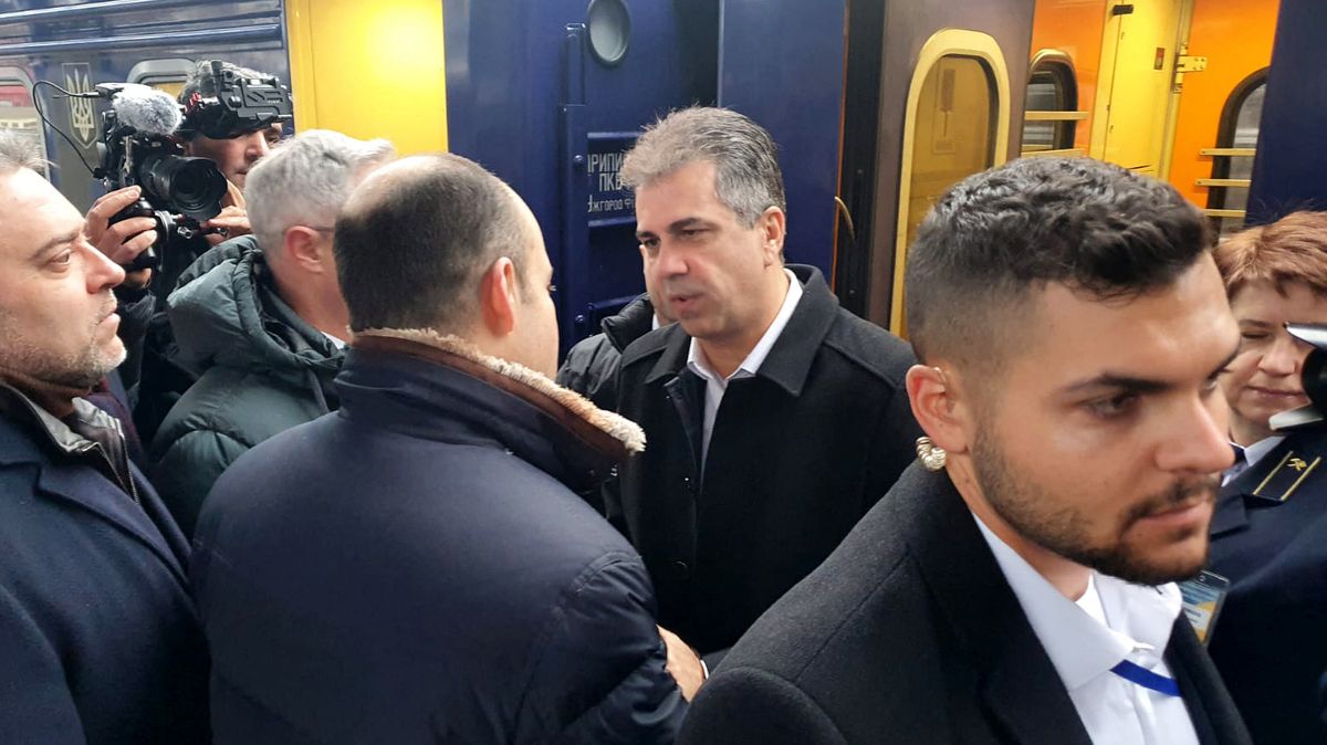 Izraelský ministr zahraničí Kohen přijel do Kyjeva